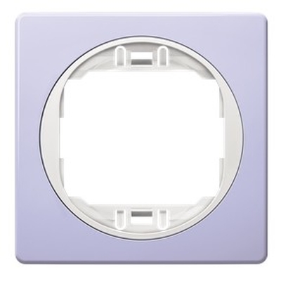 Product Πλαίσιο Διακόπτη EON E6801.V0 One-gang 80x80, lavander with white holder base image