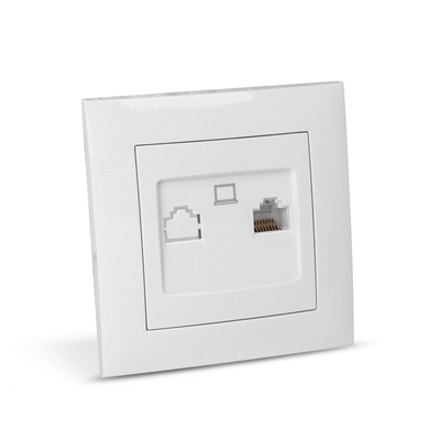 Product Πρίζα Δικτύου Entac Arnold Recessed Cat5 White base image