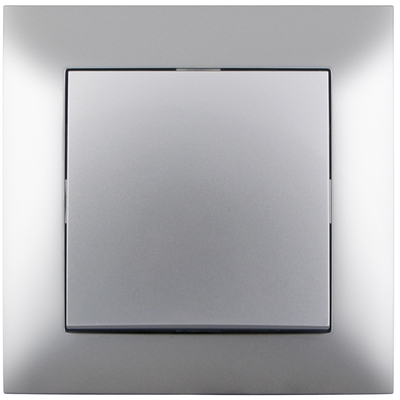 Product Διακόπτης Τοίχου Entac 101 Arnold Recessed single-pole Silver base image