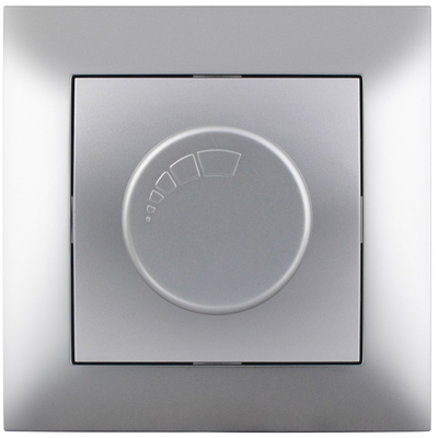 Product Διακόπτης Dimmer Entac Arnold Recessed max.200W Silver base image