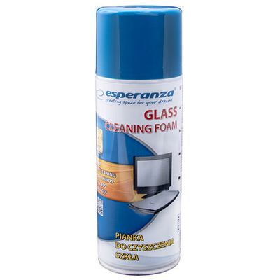 Product Αφρός Καθαρισμού Οθόνης Esperanza GLASS CLEANING FOAM 400ML base image