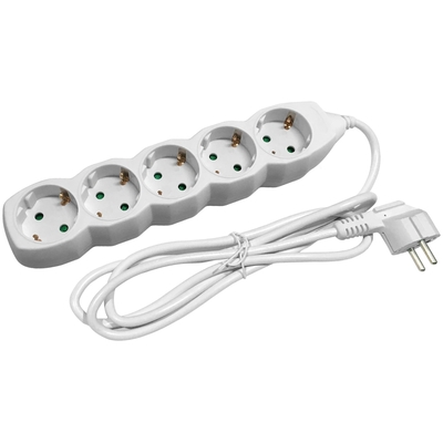 Product Πολύπριζο Entac 5 Θέσεων 3G1.5 3m base image