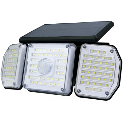 Product Προβολέας Entac Ηλιακός Τοίχου 2W SMD 3 Κεφαλές Φωτοκύτταρο base image