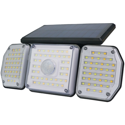 Product Προβολέας Entac Ηλιακός Τοίχου 2.3W SMD 3 Κεφαλές Φωτοκύτταρο + Τηλεχειριστήριο base image