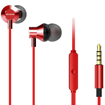 Product Handsfree Ακουστικά Aiwa Stereo 3,5mm IN-EAR With REMOTE and MIC RED base image
