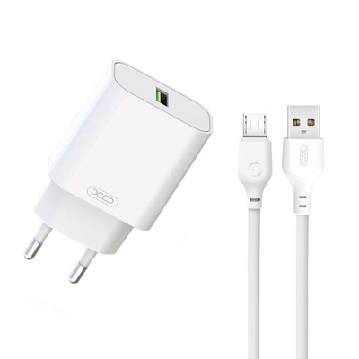 Product Φορτιστής Πρίζας XO L103 (EU) QC3.0 18W Με Καλώδιο Micro (NB103) base image