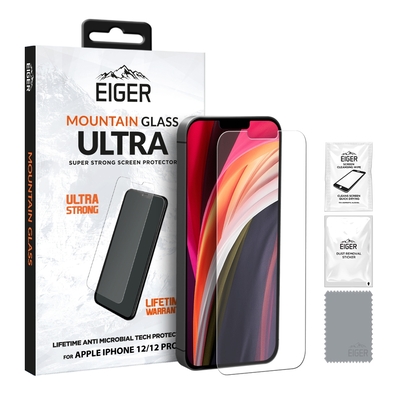 Product Προστασία Οθόνης Eiger Mountain Glass Ultra 2.5D iPhone 12/12 Pro EGMSP00155 base image