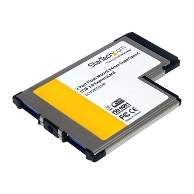Product Κάρτα Δικτύου StarTech 2 Port USB 3.0 ExpressCard with UASP54mm for Laptop base image