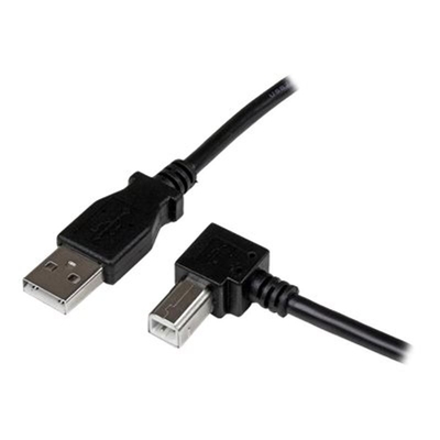 Product Καλώδιο USB StarTech 2m 2.0 A to B Right Angle - M/M - USB Printer - 2 m base image