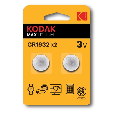 Product Μπαταρία Λιθίου Kodak CR1632 Single-use base image