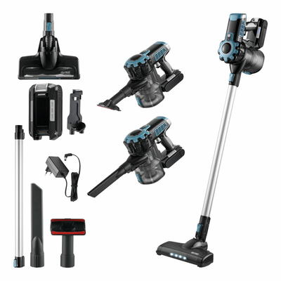 Product Σκούπα Στικ First Austria FA-5541-4-BL ασύρματη επαναφορτιζόμενη 2 σε 1, 0.5L  22.2 Volt Μαύρη base image