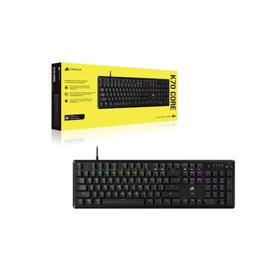 Product Πληκτρολόγιο Ενσύρματο Corsair Optical-Mechanical Gaming K70 Core Red linear with Polycarbonate Keycaps GR-Layout - CH-910971E-NA base image