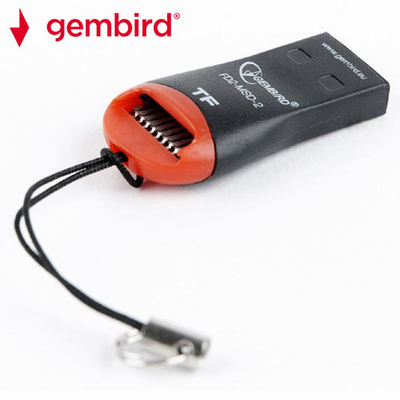 Product Card Reader Gembird USB MICROSD /WRITER base image