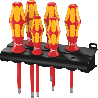Product Σετ Εργαλείων Wera 160 i/6 Rack Screwdriver Kraftform Plus Ser.100 base image