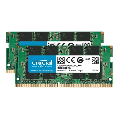 Product Μνήμη RAM Φορητού DDR4 16GB Crucial RAM - (2 x 8GB Kit) - D3200 UDIMM CL22 base image