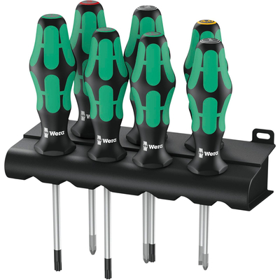 Product Σετ Εργαλείων WERA 367/6 TORX BO Kraftform screwdriver + Rack base image