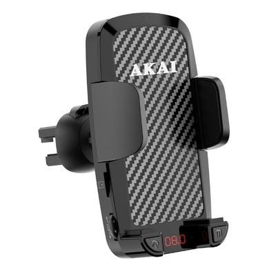 Product Βάση Αυτοκινήτου Akai FMT-C14BT και FM Transmitter με φορτιστή, Bluetooth, 2 USB, Type-C, ΤF, U-Disk, Aux-Out και Handsfree, 12V-24V base image