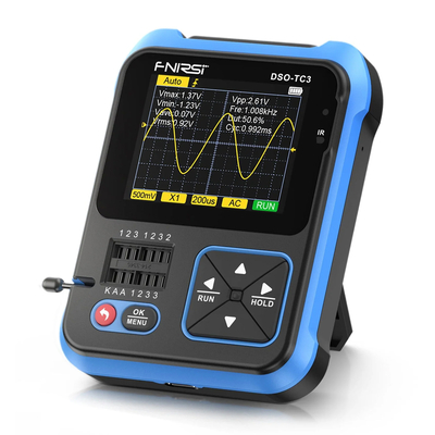 Product Παλμογράφος Fnirsi 3 σε 1 Signal Generator/Transistor Tester Dso-Tc3, Επαναφορτιζόμενος base image