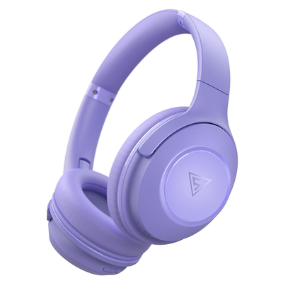 Product Headphones Doqaus FOCUS 5, ασύρματα & ενσύρματα, Φ40mm, 1000mAh, μωβ base image