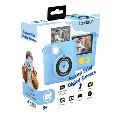 Product Φωτογραφική Μηχανή Lamtech KID Instant with FLASH Blue base image
