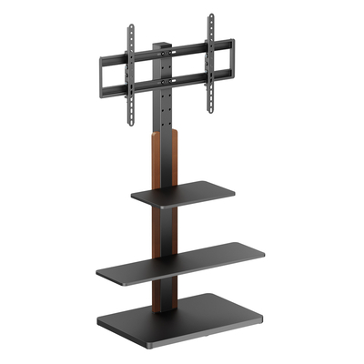 Product Βάση Τηλεόρασης Brateck Δαπέδου Fs52-46T-02 Για 32-75" Έως 40Kg, Με Ράφια base image
