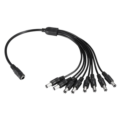 Product Αξεσουάρ CCTV Folksafe Splitter Dc1F8M, 1 Θηλυκό σε 8 Αρσενικά, 5.5X2.1mm, 4τμχ base image