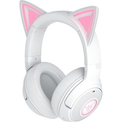 Product Gaming Headset Razer Kraken KITTY V2 BT - White - RGB - 7.1 - Kitty Ears - Bluetooth 5.2 base image