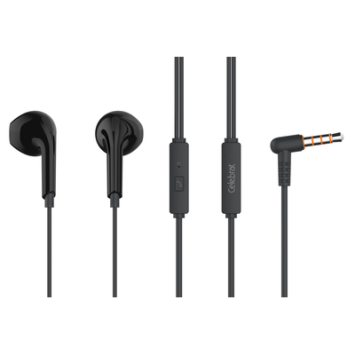 Product Handsfree Ακουστικά Celebrat με Μικρόφωνο G20, 3.5mm, 1.2m, μαύρα base image