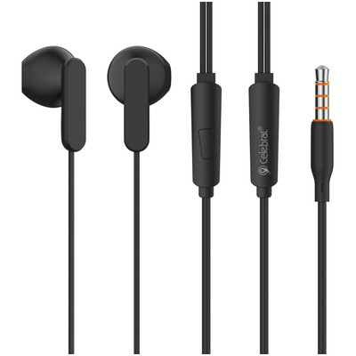 Product Handsfree Ακουστικά Celebrat με Μικρόφωνο G23, 3.5mm, 1.2m, μαύρα base image