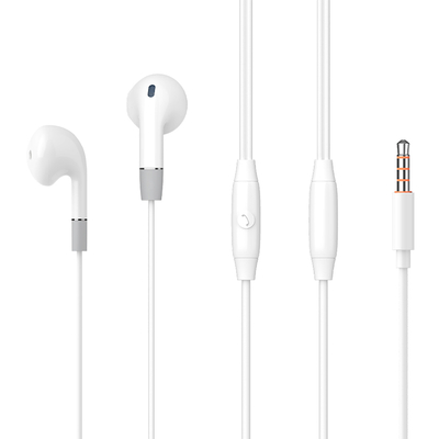 Product Handsfree Ακουστικά Celebrat με μικρόφωνο G8, 3.5mm, 1.2m, λευκά base image