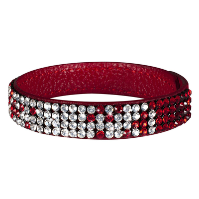 Product Γυναικείο Βραχιόλι Glamour Gbr1-055 (18 Y 19,5cm) Δερμάτινο Red base image