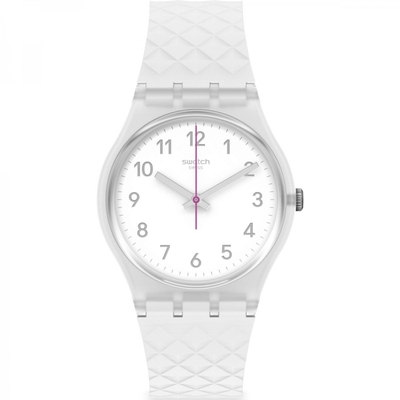 Product Γυναικείο Ρολόι Swatch Ge286 (34mm) Καουτσούκ Λουράκι Λευκό base image