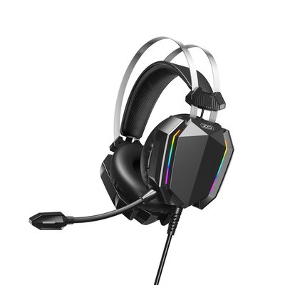 Product Gaming Headset XO GE-07 Στατικά RGB Long mic USB+Dual 3,5mm base image