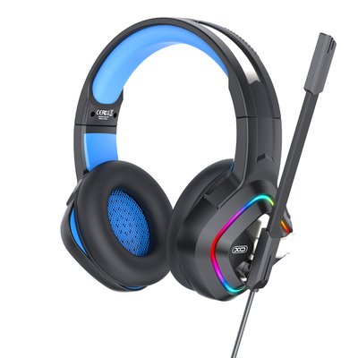 Product Gaming Headset XO GE-08 Static RGB Long Mic USB+Dual 3.5mm base image