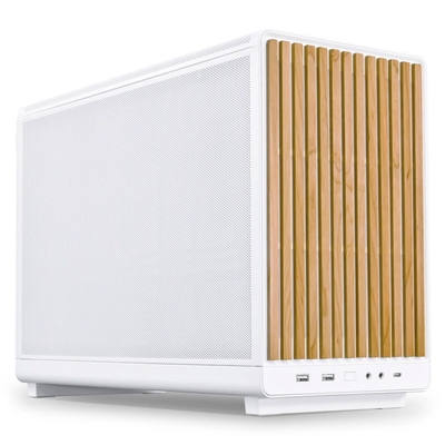 Product Κουτί Η/Υ Lian Li DAN Case A3 Wood White - M-ATX All Mesh Steel-Fabric from Daniel Hansen base image