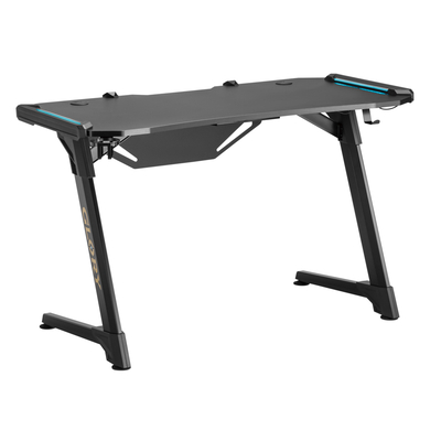 Product Γραφείο Gaming Brateck Glory GMD04-1S, 1200x600mm, RGB, μαύρο base image