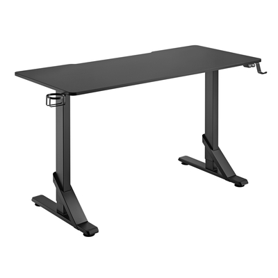 Product Gaming Γραφείο Brateck GMD11-3, ρυθμιζόμενο ύψος, 136x60cm, RGB, Μαύρο base image