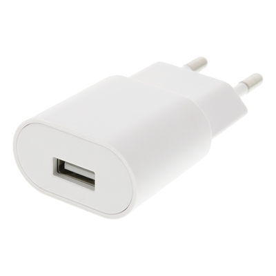Product USB Wall Charger Deltaco 1A 100V/240V white GNG-WALL1AW base image