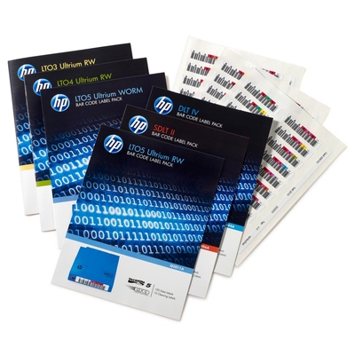 Product Μέσο Αποθήκευσης HPE LTO6 Ultrium Barcode Label RW (100+10) Q2013A base image