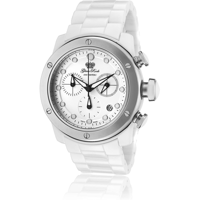 Product Γυναικείο Ρολόι Glam Rock Gr50100 (42mm) Κεραμικό Μπρασελέ Λευκό base image