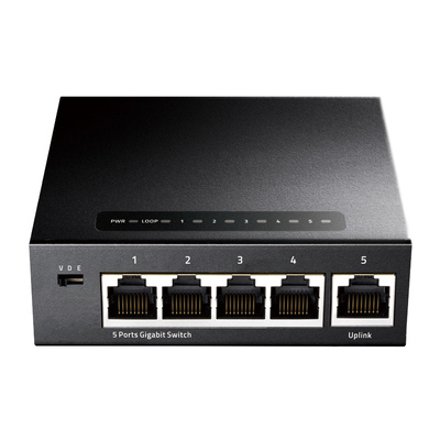 Product Network Switch Cudy GS105, 5-port Gigabit, 10/100/1000Mbps base image