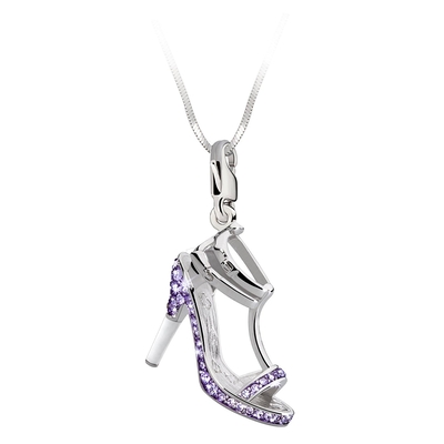 Product Γυναικείο Κολιέ Glamour Gs4-19 (4cm) από Ασήμι Purple base image