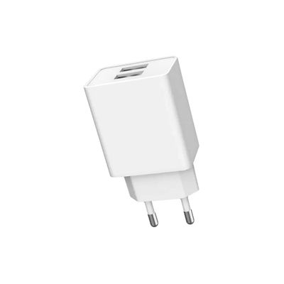 Product Φορτιστής Πρίζας 2x USB 2100mA λευκός base image