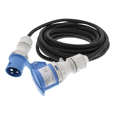 Product Μπαλαντέζα Deltaco CEE (3P) Εξωτερικής Χρήσης IP44 Διατομής 3x2.5mm² Μήκος 10m Μαύρη GT-982 base image