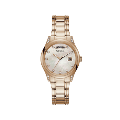 Product Γυναικείο Ρολόι Guess Gw0047L2 (36mm) Μεταλλικό Μπρασελέ Ροζ base image