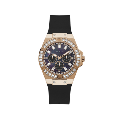 Product Γυναικείο Ρολόι Guess Gw0118L2 (39mm) Καουτσούκ Λουράκι Μαύρο base image
