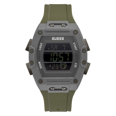 Product Ανδρικό Ρολόι Guess Gw0340G3 (43mm) Καουτσούκ Λουράκι Πράσινο base image
