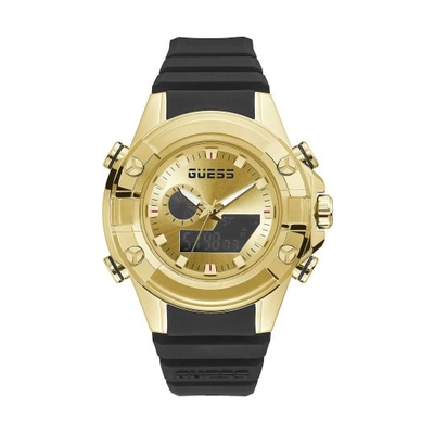 Product Ανδρικό Ρολόι Guess Gw0341G2 (48mm) Καουτσούκ Λουράκι Μαύρο base image