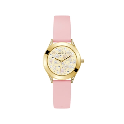 Product Γυναικείο Ρολόι Guess Gw0381L2 (30mm) Καουτσούκ Λουράκι Ροζ base image