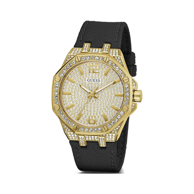 Product Γυναικείο Ρολόι Guess Gw0408L2 (39mm) Υφασμάτινο Λουράκι Μαύρο base image